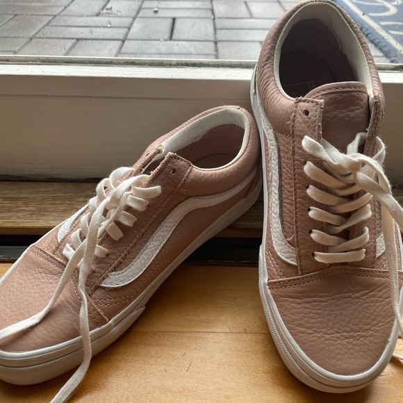 Vans Shoes - Pink leather vans